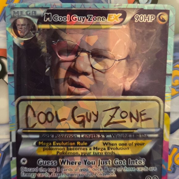 Cool Guy Zone Pokemon Card - Meme - Picture 7 of 8
